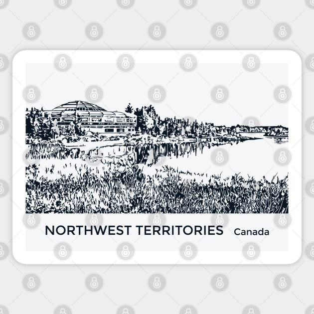 Northwest Territories Canada Sticker by Lakeric